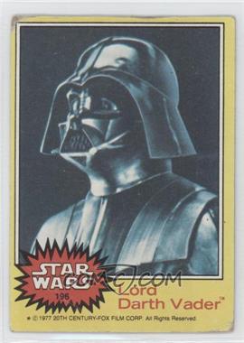 1977 Topps Star Wars - [Base] #196 - Lord Darth Vader [Good to VG‑EX]
