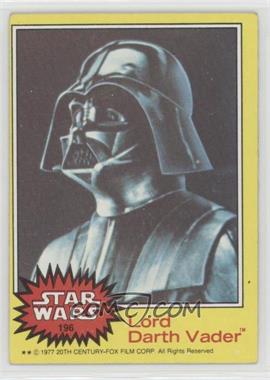 1977 Topps Star Wars - [Base] #196 - Lord Darth Vader