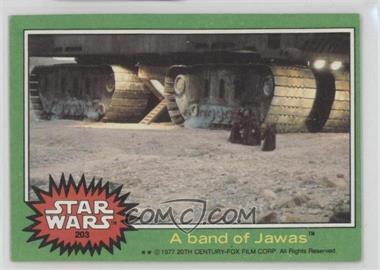 1977 Topps Star Wars - [Base] #203 - A Band of Jawas