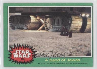 1977 Topps Star Wars - [Base] #203 - A Band of Jawas