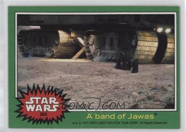 1977 Topps Star Wars - [Base] #203 - A Band of Jawas