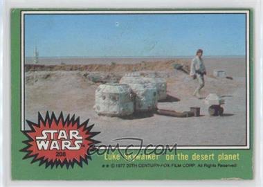 1977 Topps Star Wars - [Base] #208 - Luke Skywalker on the Desert Planet