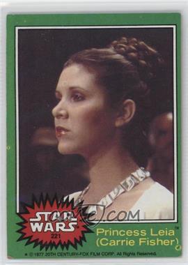 1977 Topps Star Wars - [Base] #221 - Princess Leia (Carrie Fisher)