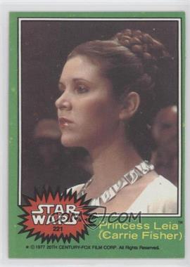 1977 Topps Star Wars - [Base] #221 - Princess Leia (Carrie Fisher)