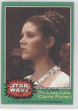 1977 Topps Star Wars - [Base] #221 - Princess Leia (Carrie Fisher)