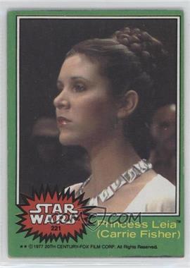 1977 Topps Star Wars - [Base] #221 - Princess Leia (Carrie Fisher)