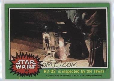 1977 Topps Star Wars - [Base] #228 - R2-D2 is Inspected by the Jawas