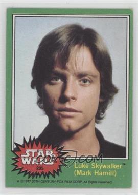 1977 Topps Star Wars - [Base] #235 - Luke Skywalker (Mark Hamill)