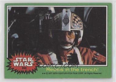 1977 Topps Star Wars - [Base] #243 - Biggs Darklighter - Rebels in the Trench!