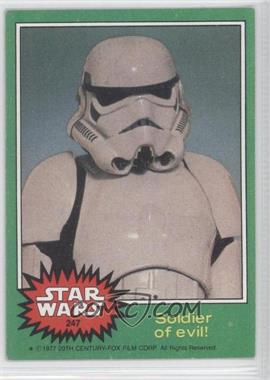 1977 Topps Star Wars - [Base] #247 - Soldier of Evil!