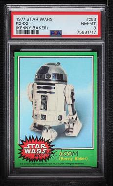 1977 Topps Star Wars - [Base] #253 - R2-D2 (Kenny Baker) [PSA 8 NM‑MT]