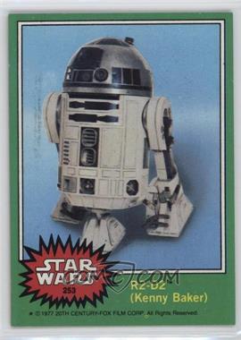 1977 Topps Star Wars - [Base] #253 - R2-D2 (Kenny Baker)