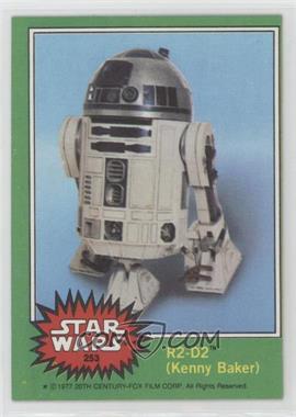 1977 Topps Star Wars - [Base] #253 - R2-D2 (Kenny Baker)