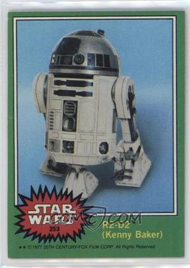 1977 Topps Star Wars - [Base] #253 - R2-D2 (Kenny Baker)