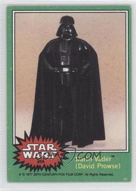 1977 Topps Star Wars - [Base] #254 - Darth Vader (David Prowse) [Good to VG‑EX]