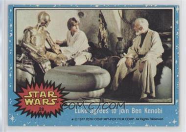 1977 Topps Star Wars - [Base] #28 - Luke Agrees to Join Ben Kenobi