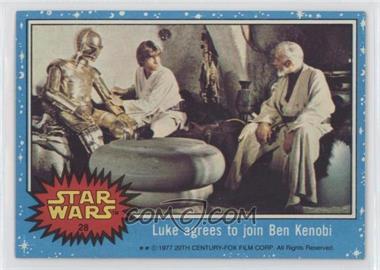 1977 Topps Star Wars - [Base] #28 - Luke Agrees to Join Ben Kenobi