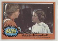 Leia Wishes Luke Good Luck! [Good to VG‑EX]