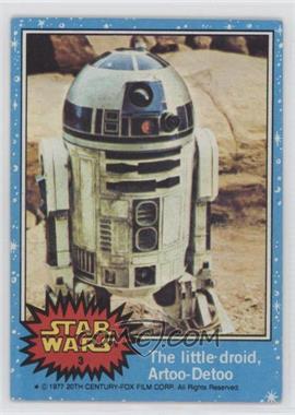 1977 Topps Star Wars - [Base] #3 - The Little Droid, Artoo-Detoo
