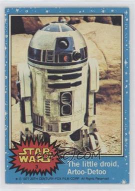 1977 Topps Star Wars - [Base] #3 - The Little Droid, Artoo-Detoo