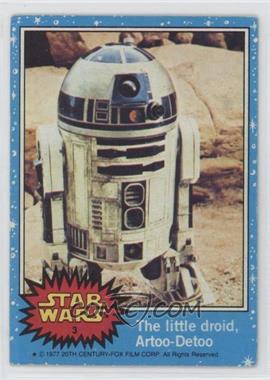 1977 Topps Star Wars - [Base] #3 - The Little Droid, Artoo-Detoo