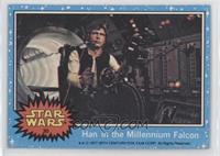 Han in the Millennium Falcon