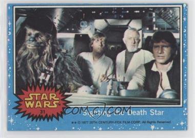 1977 Topps Star Wars - [Base] #31 - Sighting the Death Star