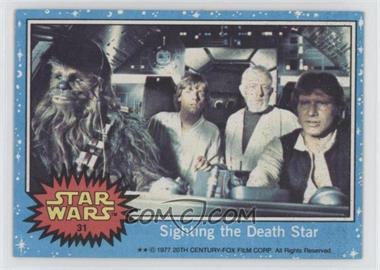 1977 Topps Star Wars - [Base] #31 - Sighting the Death Star