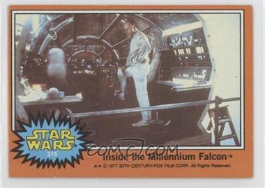 1977 Topps Star Wars - [Base] #315 - Inside the Millennium Falcon [Good to VG‑EX]