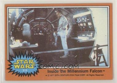 1977 Topps Star Wars - [Base] #315 - Inside the Millennium Falcon [Good to VG‑EX]