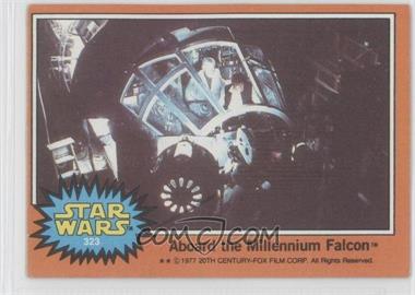1977 Topps Star Wars - [Base] #323 - Aboard the Millennium Falcon