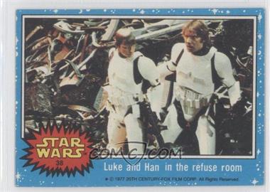 1977 Topps Star Wars - [Base] #38 - Luke and Han in the Refuse Room