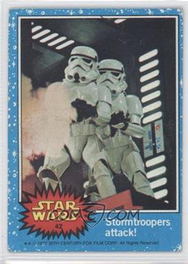 1977 Topps Star Wars - [Base] #42 - Stormtroopers Attack!