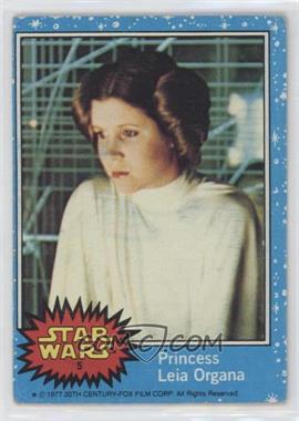 1977 Topps Star Wars - [Base] #5 - Princess Leia Organa [Good to VG‑EX]