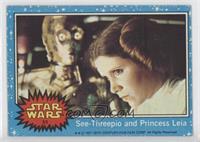 See-Threepio and Princess Leia [Good to VG‑EX]