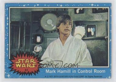 1977 Topps Star Wars - [Base] #61 - Mark Hamill In Control Room