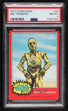 1977 Topps Star Wars - [Base] #98 - See-Threepio [PSA 8 NM‑MT]