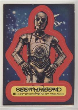 1977 Topps Star Wars - Stickers #15 - See-Threepio