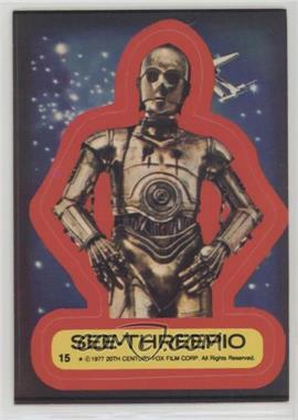 1977 Topps Star Wars - Stickers #15 - See-Threepio