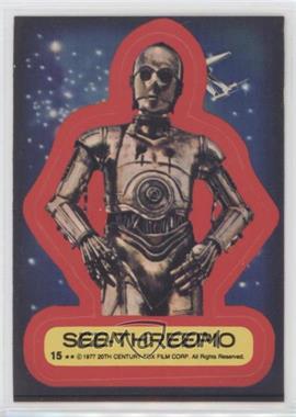 1977 Topps Star Wars - Stickers #15 - See-Threepio