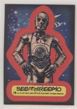 1977 Topps Star Wars - Stickers #15 - See-Threepio