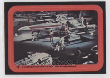 1977 Topps Star Wars - Stickers #18 - X-Wing Fighter