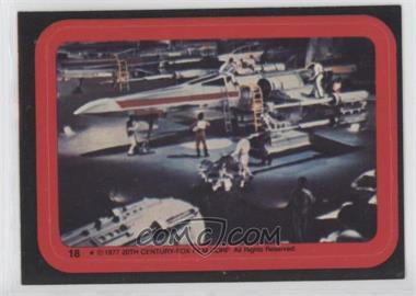 1977 Topps Star Wars - Stickers #18 - X-Wing Fighter