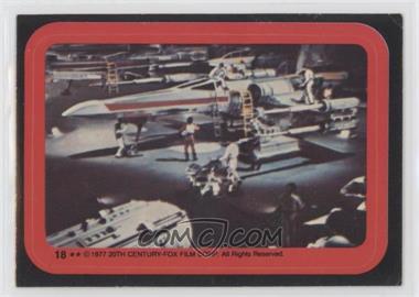 1977 Topps Star Wars - Stickers #18 - X-Wing Fighter