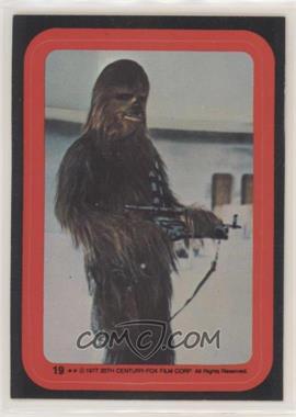 1977 Topps Star Wars - Stickers #19 - Chewbacca