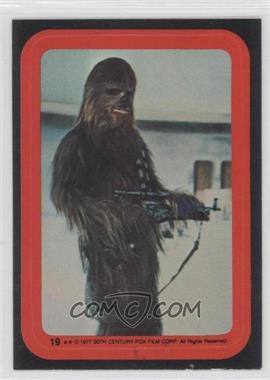 1977 Topps Star Wars - Stickers #19 - Chewbacca