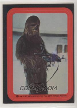 1977 Topps Star Wars - Stickers #19 - Chewbacca