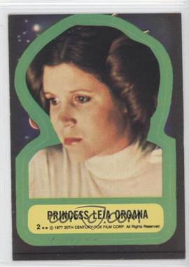 1977 Topps Star Wars - Stickers #2 - Princess Leia Organa