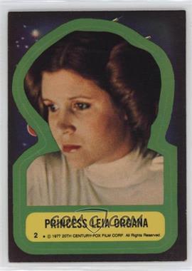 1977 Topps Star Wars - Stickers #2 - Princess Leia Organa