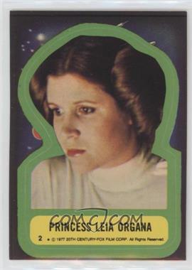 1977 Topps Star Wars - Stickers #2 - Princess Leia Organa